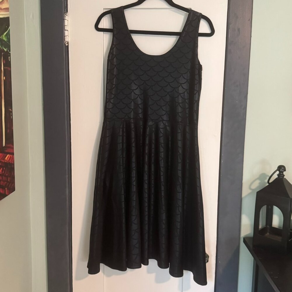 RARE Blackmilk Scoop Dress - Shimmer Mermaid Print - Size XL